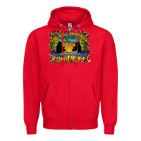Red the best memories are made around the campfire camping Zipper Hoodie - BarkalooDesign