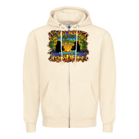 Sandshell the best memories are made around the campfire camping Zipper Hoodie - BarkalooDesign
