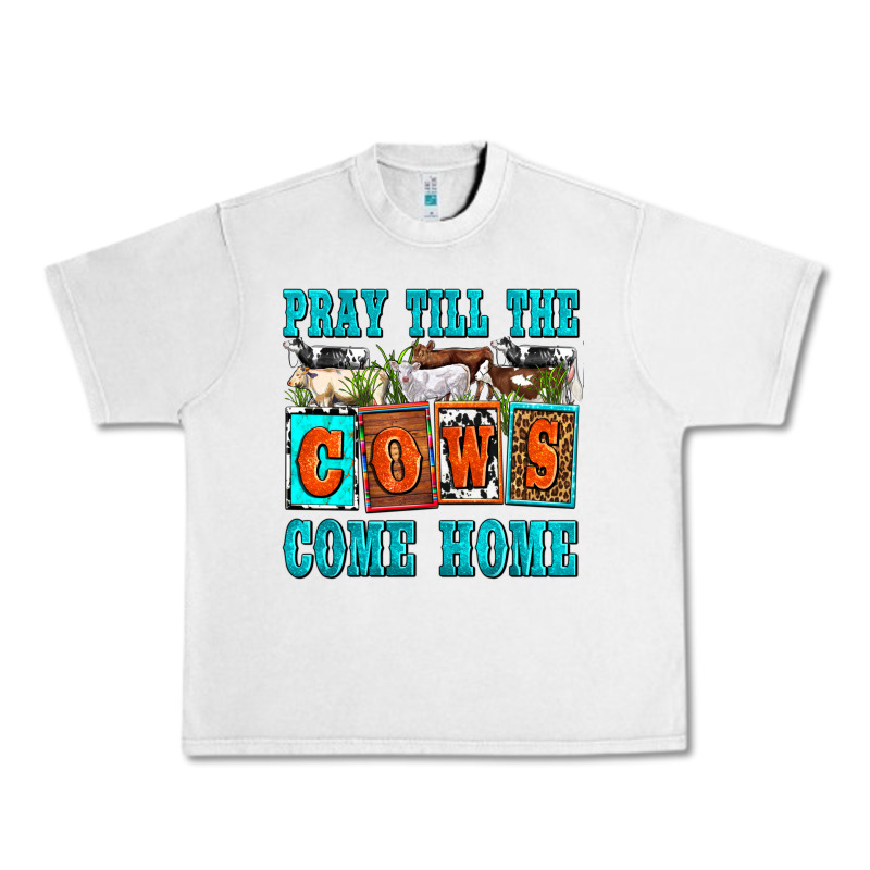 Pray Till The Cows Come Home Olivia Urban Heavy Tee by OliviaCreatesArt | Teevron