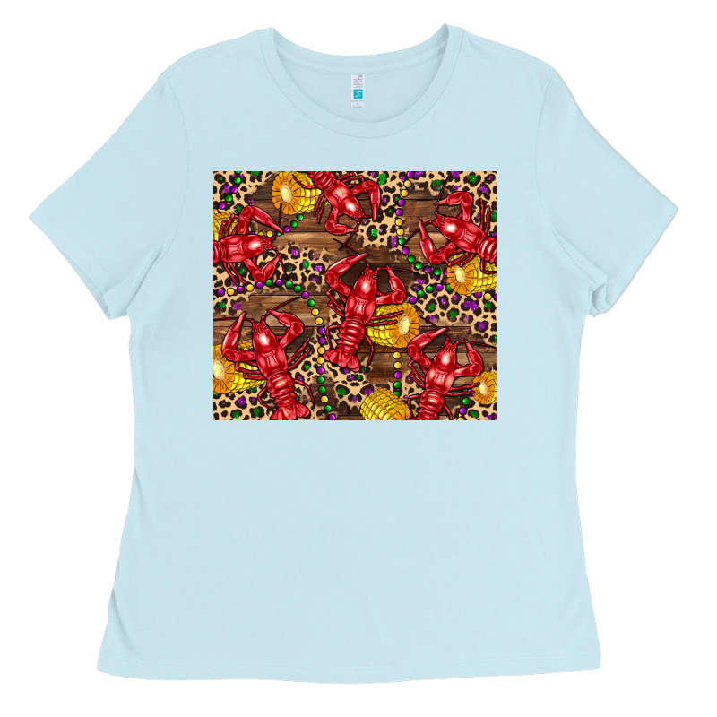 Mardi Gras Crawfish Ladies Tee by CowGirlArtShop | Teevron