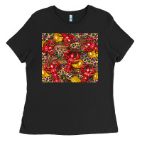 Black mardi gras crawfish Ladies Tee - CowGirlArtShop