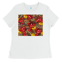 White mardi gras crawfish Ladies Tee - CowGirlArtShop