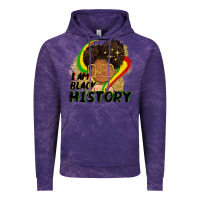 Cloud Purple I am black history Vintage Hoodie - FaDigitalArtStudio