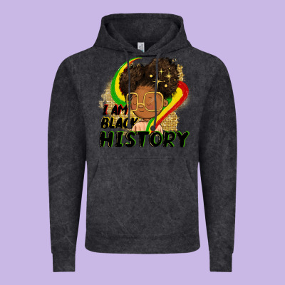 I Am Black History Vintage Hoodie Designed By Fadigitalartstudio