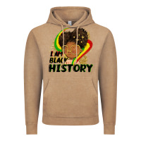 Vintage Coffee I am black history Vintage Hoodie - FaDigitalArtStudio