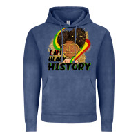 Vintage Denim I am black history Vintage Hoodie - FaDigitalArtStudio