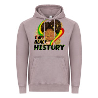 Vintage Zinc I am black history Vintage Hoodie - FaDigitalArtStudio