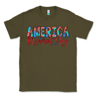 Army Green america memorial day Classic Tee - Artiststas