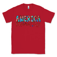 Red america memorial day Classic Tee - Artiststas