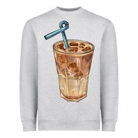 Heather Grey iced latte Heavyweight Sweatshirt - BarkalooDesign
