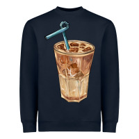 Navy iced latte Heavyweight Sweatshirt - BarkalooDesign