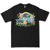 Black Easter gnomies with truck Easter Day Premium Tee - HowdyJamesFarm
