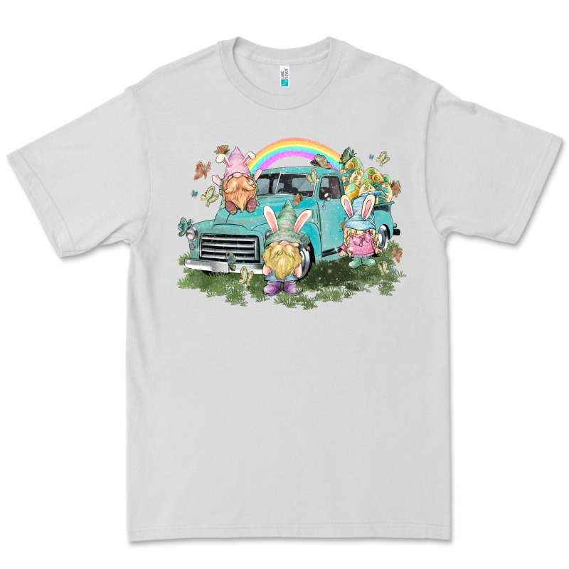 Easter Gnomies With Truck Easter Day Premium Tee by HowdyJamesFarm | Teevron
