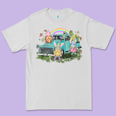 Easter Gnomies With Truck Easter Day Premium Tee Designed By Howdyjamesfarm