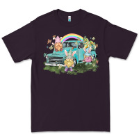 Plum Easter gnomies with truck Easter Day Premium Tee - HowdyJamesFarm