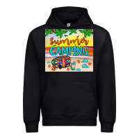 Black summer camping Urban Hoodie - JahusDesignShop