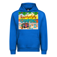 Cobalt summer camping Urban Hoodie - JahusDesignShop