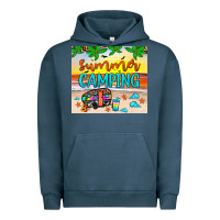 Pigment Midnight Navy summer camping Urban Hoodie - JahusDesignShop