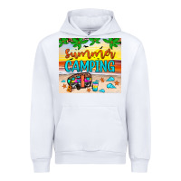 White summer camping Urban Hoodie - JahusDesignShop