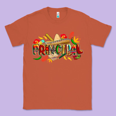 Cinco De Mayo Principal Classic Tee Designed By Cowgirlartshop