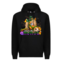 Black spooky horse Premium Hoodie - CowhideDigitalArt