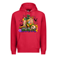 Cardinal spooky horse Premium Hoodie - CowhideDigitalArt