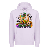 Lilac spooky horse Premium Hoodie - CowhideDigitalArt