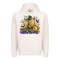 Pale Pink spooky horse Premium Hoodie - CowhideDigitalArt