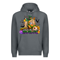 Rock spooky horse Premium Hoodie - CowhideDigitalArt