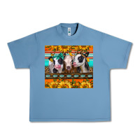 Pebble Blue heifers and sunflowers Urban Heavy Tee - Jasminsmagicworld