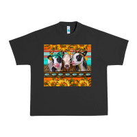 Pigment Black heifers and sunflowers Urban Heavy Tee - Jasminsmagicworld
