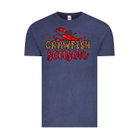 Vintage Denim crawfish season Vintage Tee - OliviaCreatesArt