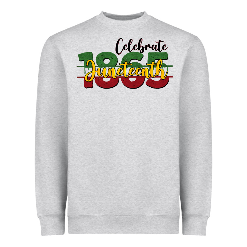 Celebrate Juneteenth1865 Heavyweight Sweatshirt by BarkalooDesign | Teevron