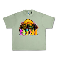 Oil Green softball mini Urban Heavy Tee - OliviaCreatesArt