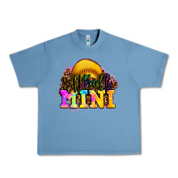 Pebble Blue softball mini Urban Heavy Tee - OliviaCreatesArt