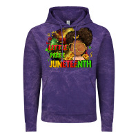 Cloud Purple Little miss Juneteenth Vintage Hoodie - FaDigitalArtStudio