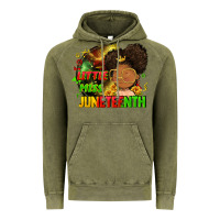 Vintage Olive Little miss Juneteenth Vintage Hoodie - FaDigitalArtStudio