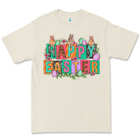 Bone Happy Easter with plate letters Easter Day Premium Tee - HowdyJamesFarm