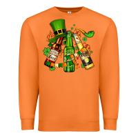 Carrot st patrick's beers flags and hat Premium Sweatshirt - AdoDesignShop