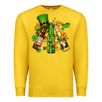 Lemon st patrick's beers flags and hat Premium Sweatshirt - AdoDesignShop