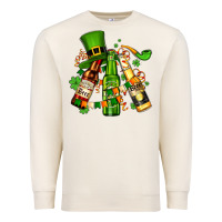 Sandshell st patrick's beers flags and hat Premium Sweatshirt - AdoDesignShop