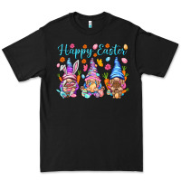 Black Happy Easter gnomies Easter Day Premium Tee - HowdyJamesFarm