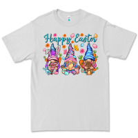 Dove Grey Happy Easter gnomies Easter Day Premium Tee - HowdyJamesFarm