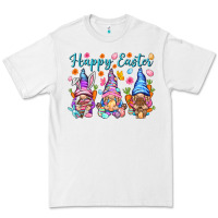 White Happy Easter gnomies Easter Day Premium Tee - HowdyJamesFarm