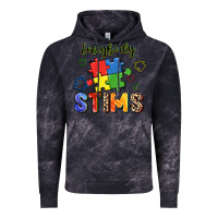 Cloud Black Everybody stims Vintage Hoodie - FaDigitalArtStudio