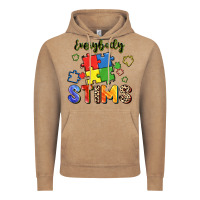 Vintage Coffee Everybody stims Vintage Hoodie - FaDigitalArtStudio