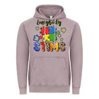 Vintage Zinc Everybody stims Vintage Hoodie - FaDigitalArtStudio
