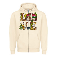 Sandshell love caravan Zipper Hoodie - BarkalooDesign