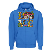 True Royal love caravan Zipper Hoodie - BarkalooDesign