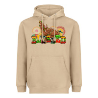 Mushroom blessed afro woman hands Heavyweight Hoodie - AdoDesignShop